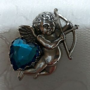 COPY - Vintage Sterling Cupid Brooch